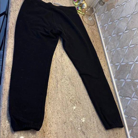 ♥️ WOMENS Calvin Klein BLACK Joggers with White Drawcord AND LOGO! - Picture 5 of 5